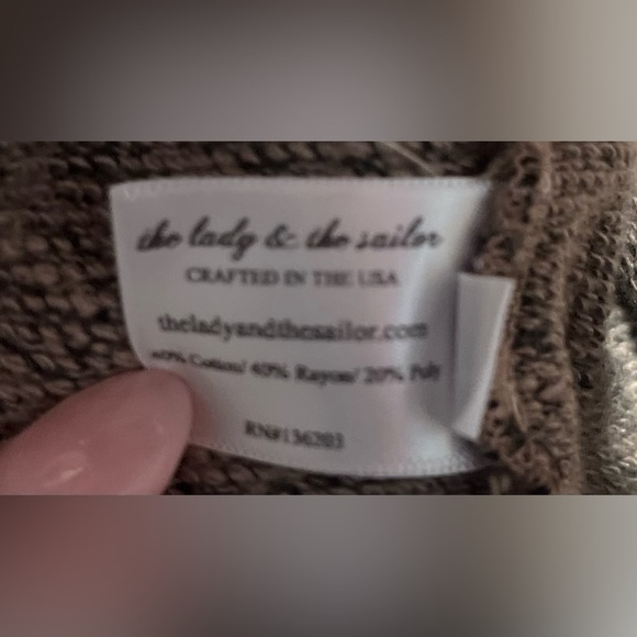 The lady & the sailor boho chic indie sweater - Picture 3 of 3